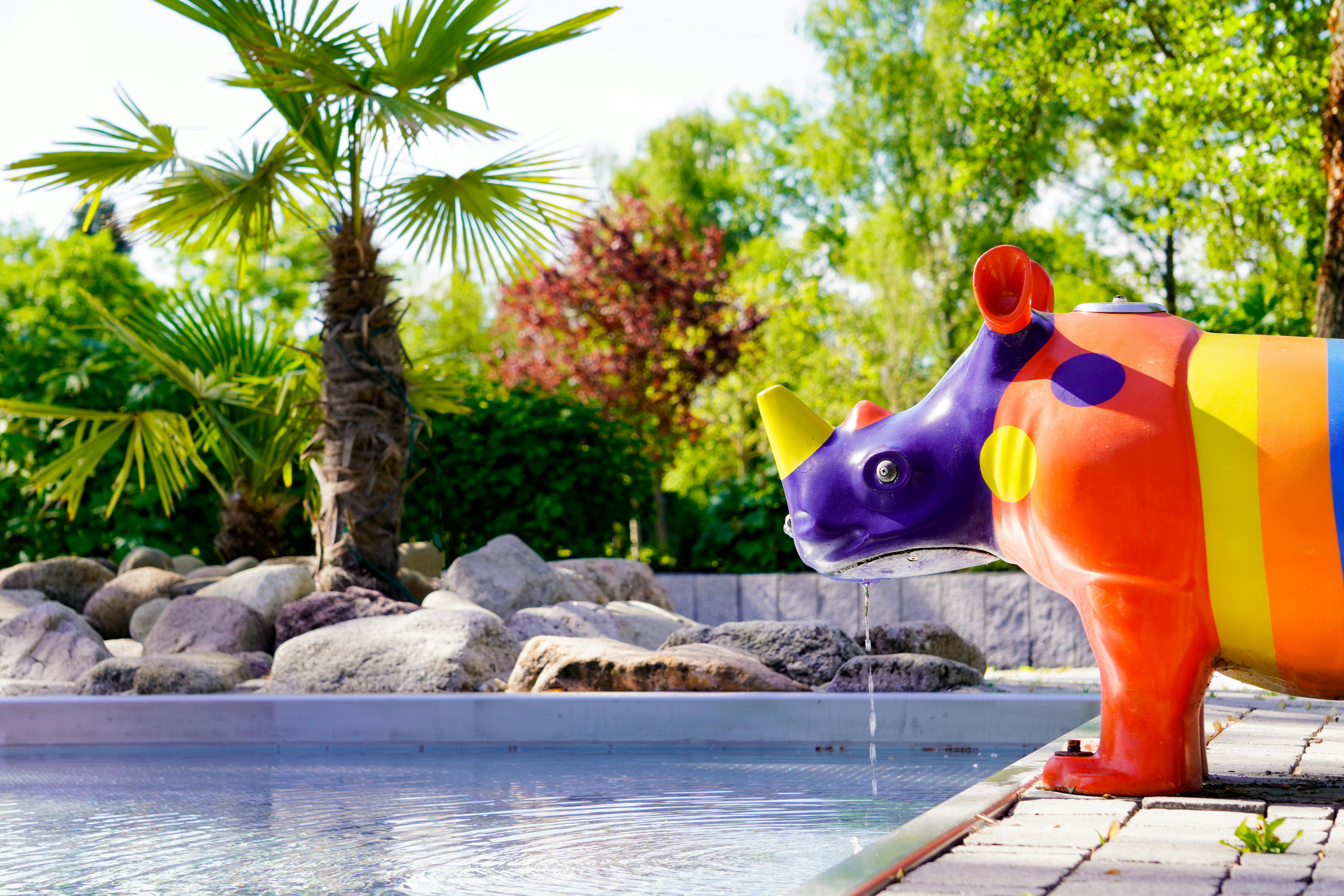 Kinderbecken im Schlossbad mit Wassertier