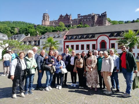 Gäste aus Italien und Mitglieder des Vereins zu Besuch in Heidelberg