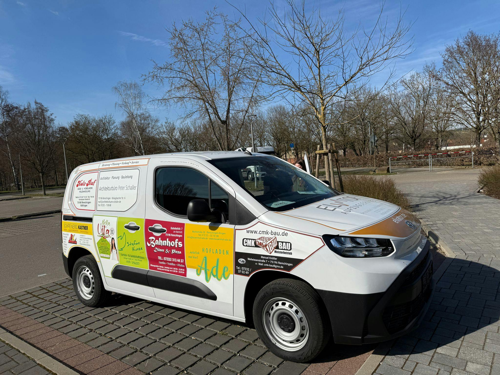 Das neue Sponsorenauto