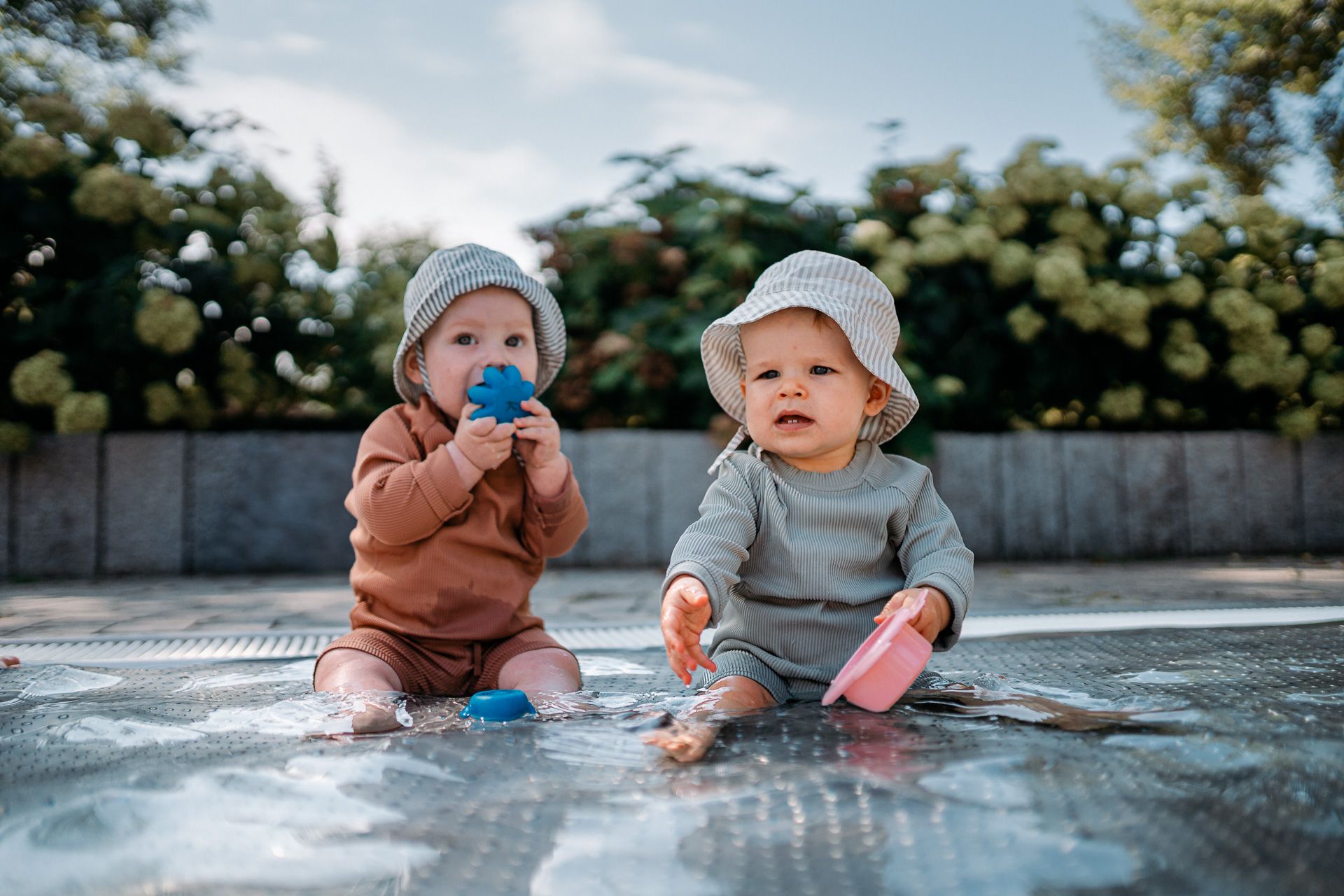 Kinder im Kleinkindbecken im Freibad; (c) Gemeinde Remchingen; Felix Buderer