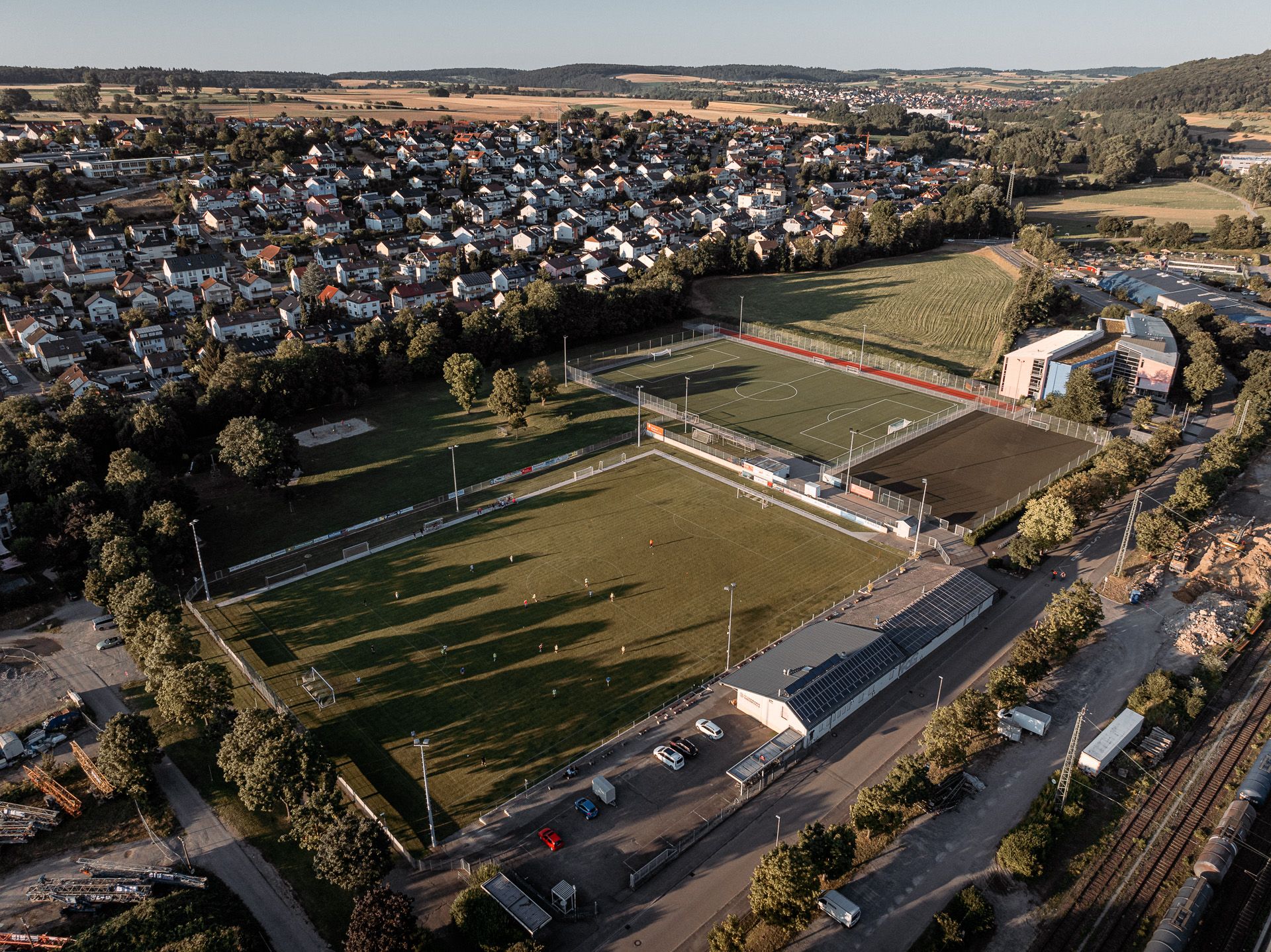 Vereinsgelände des FC Germania Singen; (c) Gemeinde Remchingen; Felix Buderer