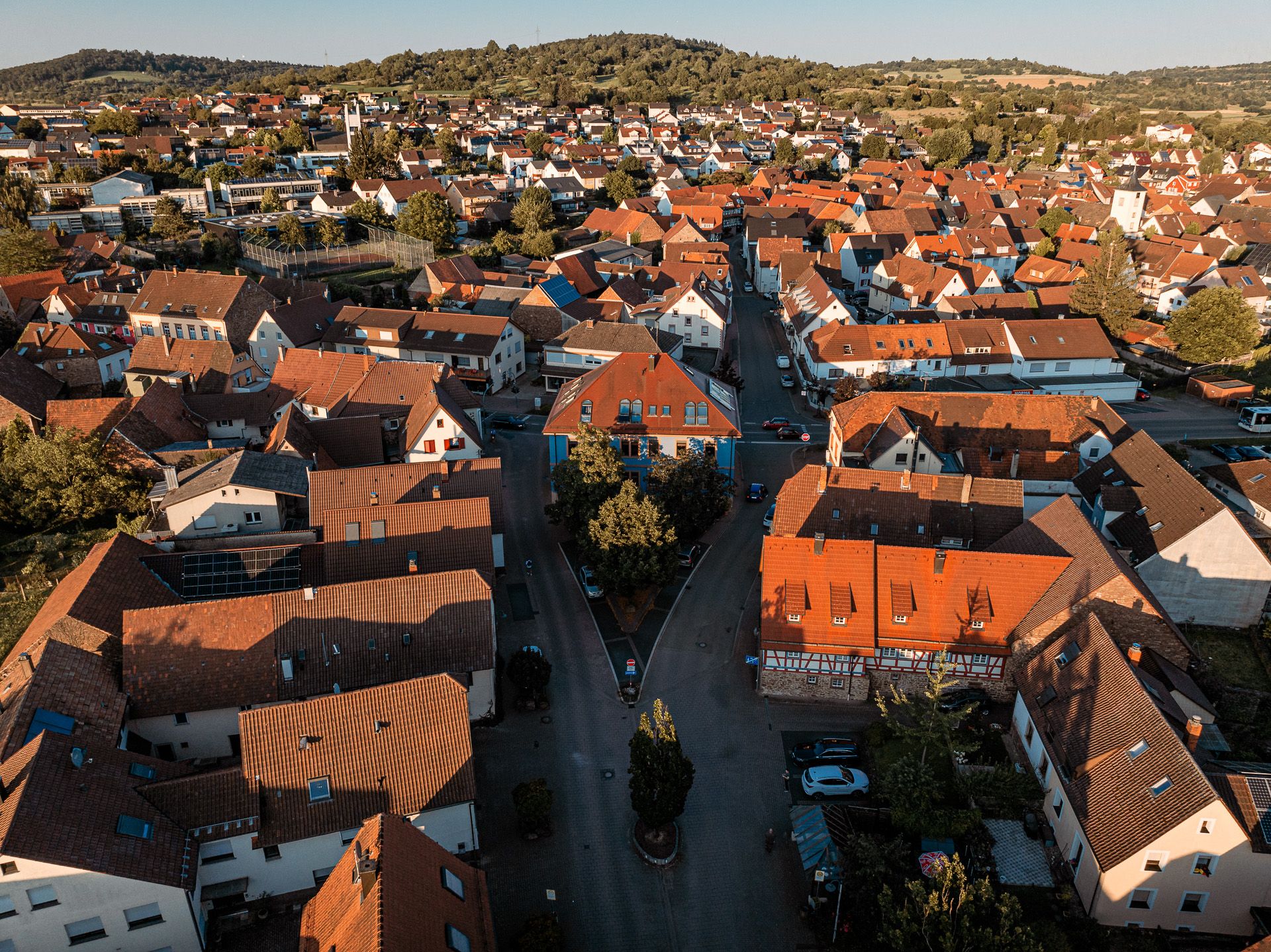 Wetteplatz von oben; (c) Gemeinde Remchingen; Felix Buderer