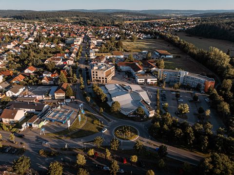 Die neue Ortsmitte von oben