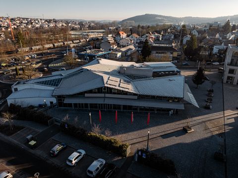 Kulturhalle Remchingen von oben