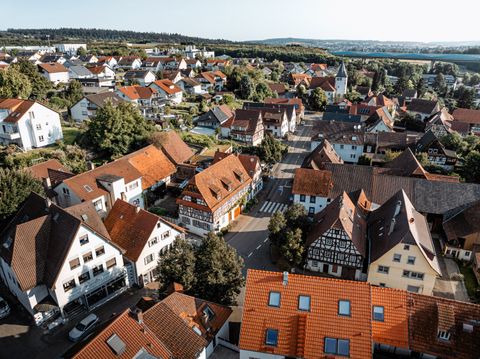 Ortsteil Nöttingen aus der Vogelperspektive