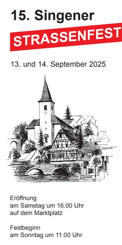 Einladung Straßenfest