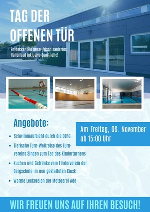 Einladung zum Tag der offenen Tür