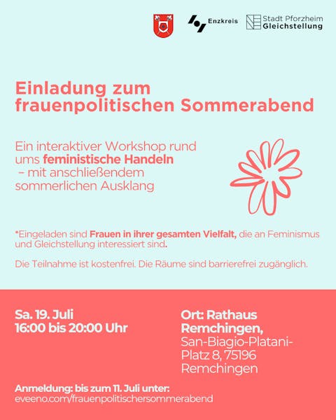 Einladung zum frauenpolitischen Sommerabend