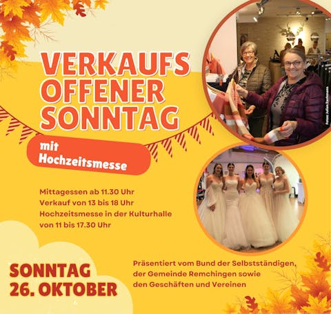 Einladung zum Verkaufsoffenen Sonntag