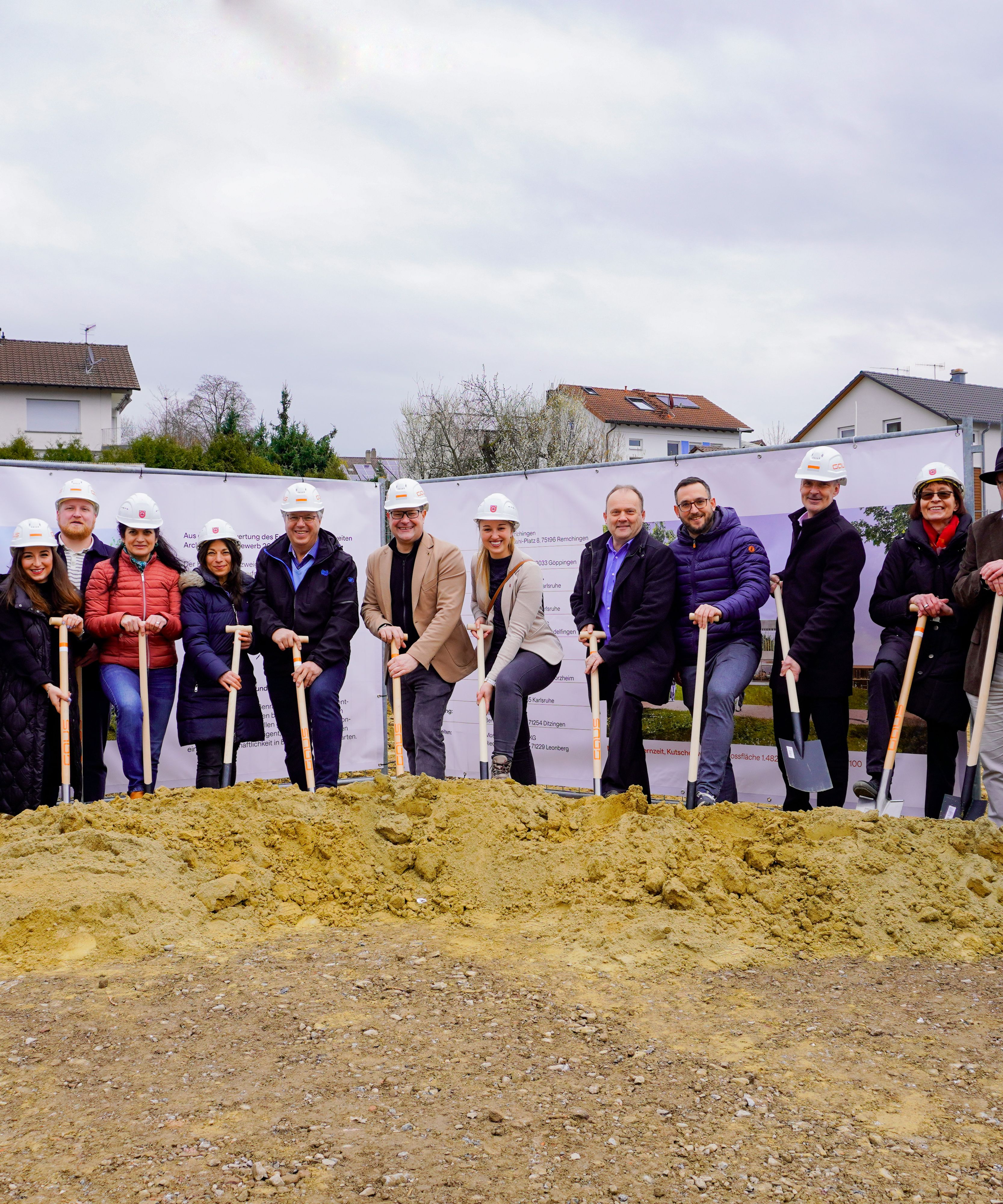 Spatenstich des Bauprojekts Kinder- und Jugendlichen Campus